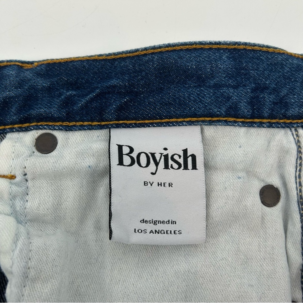 Boyish Billy Jeans in Mame Wash Heavily Distressed Button Fly Women’s Size 28 - Picture 15 of 16